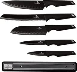 Набір ножів Berlinger Haus Black Silver Collection, чорний (BH 2699)
