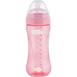 Дитяча пляшечка Nuvita 6052 Mimic Cool антиколікова 4+ 330 мл рожева NV6052PINK