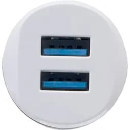 Автомобільний зарядний пристрій INKAX CD-12 Car charger + Micro cable 2USB 2.1A White - мініатюра 5