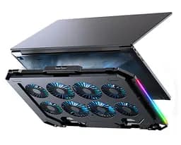 Охолоджувальна підставка для ноутбука до 17,3 дюйма GamePro GPCP-795 RGB 2xUSB 8xfans - мініатюра 3