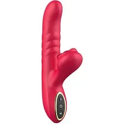 Вибратор-кролик Erospace Sweet Play A2 23 см красный