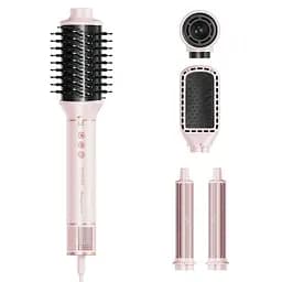 Фен-стайлер IPARAH P-505G PINK мультистайлер 5-в-1 с насадками для укладки и завивки, 3 скорости и 3 температурных режима