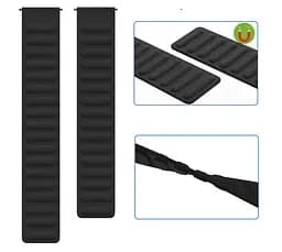 Силіконовий магнітний ремінець Primolux Magnet для годинника Amazfit GTR 2/GTR 3/GTR 4 Black - мініатюра 4