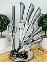 Набор ножей для кухни с подставкой Bohmann BH-6040 кухонные ножи и подставки