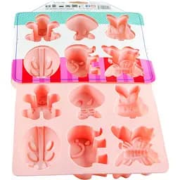 Форма силіконова Mys Silicone Звірі 12 відділів 19.5х34х4 см в асортименті (45098) - мініатюра 5
