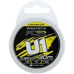 Флюорокарбон Favorite U1 FC 30 м 1.2/0.185 мм 5.3 lb/2.42 кг - мініатюра 2