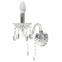 Бра Brille BCL-654W/1 настінне накладне у спальню кришталеве свічка E14 SL