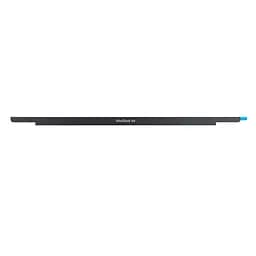 Декоративна панель з логотипом для MacBook Air 13" A1932 A2337 A2179, (скло, 300мм, Gray Logo)