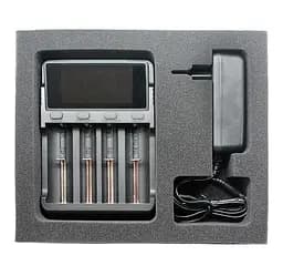 Зарядний пристрій для акумуляторів L4 Keeppower LCD USB + блок живлення - мініатюра 2
