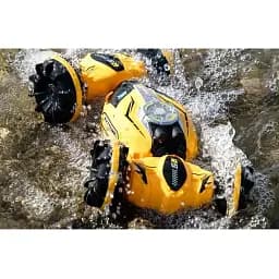 Машинка на радіокеруванні JJRC Q150 Twist Double-sided Transforming Climber Car Yellow [119053] - мініатюра 4