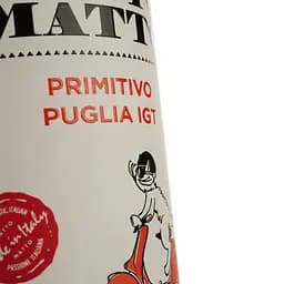 Вино Gatto Matto Primitivo Salento IGT, червоне, сухе, 0,75 л - мініатюра 3