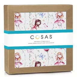 Пелюшки муслінові Cosas Fairies 75x75 см, рожеві