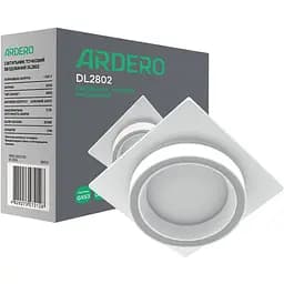 Светильник точечный Ardero DL2802 GX53 квадрат белый (80214)