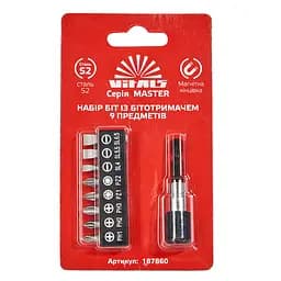Набір біт з власником Vitals Master 9 предметів(187860)