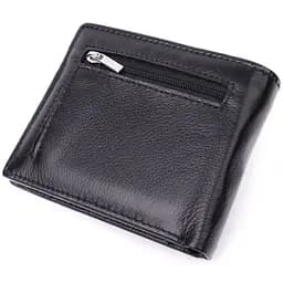 Шкіряне чоловіче портмоне із затискачем ST Leather 22481 чорний - мініатюра 2