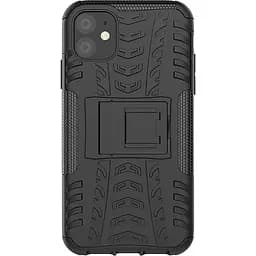 Чохол-накладка Toto Dazzle Kickstand 2 in 1 Case Apple iPhone 11 Black