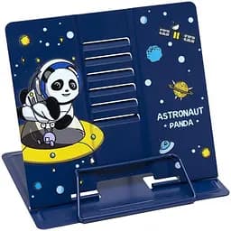 Подставка для книг "Astronaut Panda" LTS-8182(Blue) металлическая
