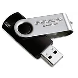 USB флеш накопичувач Goodram 8GB Twister Black USB 2.0 (UTS2-0080K0R11) - мініатюра 2