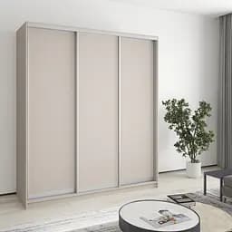 Шафа-купе тридверна MebelStar Комбо AL 3ДСП 180x60x210 см Кашемір (MBS-3310)