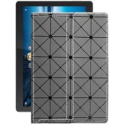 Чохол StatusCASE з екошкіри для планшету Lenovo Tab P10 TB-X705L Сірий ромб