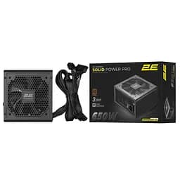 Блок живлення 2E GAMING Solid Power Pro 650W ATX 3.1 80+ Bronze (2E-SP650BRSMII-120) - мініатюра 4