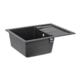 Кухонна мийка Lidz 650x500/200 GRF-13 (LIDZGRF13650500200), Графит - мініатюра 4