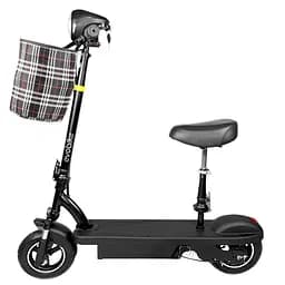 Электросамокат EVOBIKE Reno S10 400W 8Ah черный с сиденьем (модель 2025 года)