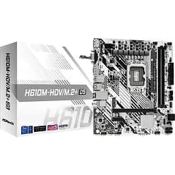Материнська плата ASRock H610M-HDV/M.2+ D5 Socket 1700 - мініатюра 2