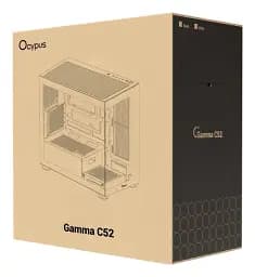 Корпус Ocypus Gamma C52, Black, Mid Tower, без БЖ, для Micro ATX / Mini ITX, 1xUSB 3.0 / 2xUSB 2.0, макс. CPU - 170 мм / GPU - 425 мм, бічна та передня панель із загартованого скла (Gamma-C52-BKD000XX-GL) - мініатюра 10