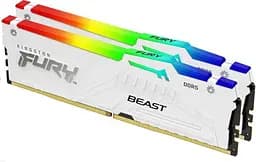 Оперативна пам'ять Kingston FURY 64 GB (2x32GB) DDR5 6000 MHz Beast RGB EXPO White (KF560C36BWEAK2-64)
