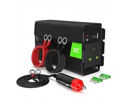Перетворювач напруги інвертор Green Cell 24V на 230 V 500 W/1000W UK