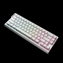 Ігрова дротова магнітна клавіатура Attack Shark X65 HE / Magnetic Switch / 8К / RGB / 65% / White Lines - мініатюра 3