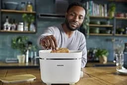 Тостер Philips Eco Conscious Edition HD2640/10 білий - мініатюра 8