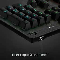 Клавiатура Logitech G512 Carbon Lightsync RGB Mechanical with GX Brown switches Black (920-009352) - мініатюра 6