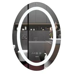 Дзеркало Mixxus Plain MV02-50x70 (годинник, LED-підсвічування, антизапотівання) MI6010