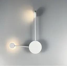 Мінімалістичне бра Line F на 2 плафони в білому корпусі  Арт. WJ 013/2 WT