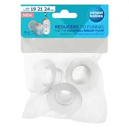 Перехідники Canpol babies 19, 21 і 24 мм для лійки молоковідсмоктувача MilkShell 20/106 (20/114) - мініатюра 2