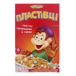 Хлопья кукурузные Золоте зерно с какао 80 г