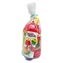 Дитячий ігровий набір посуду ЮНІКА 70637(Multikolor) мультиколір 32 предмета, паяний пакет