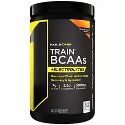 Комплекс аминокислот Rule 1 Train BCAAs + Electrolytes Апельсин 450 г 