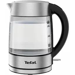 Електрочайник Tefal Glass Kettle з підсвіткою сріблясто-чорний 1.7 л (KI772D38) - мініатюра 2