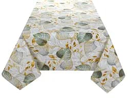 Скатертина Lefard Home Textile Paladium 240х140 см водовідштовхувальна оливкова (715-428) - мініатюра 2