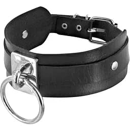 Ошейник c кольцом Fetish Tentation Choker Ring 411 см черный