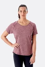 Женская футболка Rab Wisp Tee Womens 12 Темно-розовый