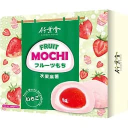 Фруктовый рисовый десерт Bamboo House Mochi со вкусом клубники 140 г