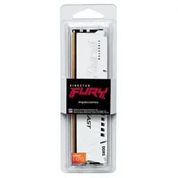 Модуль пам'яті для комп'ютера DDR5 16GB 6400 MHz Beast White EXPO Kingston Fury (ex.HyperX) (KF564C32BWE-16) - мініатюра 4