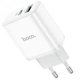 МЗП Hoco C105A Stage PD20W+QC3.0 (1USB-A/1C) White - мініатюра 4
