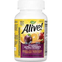 Мультивитамины для женщин Nature's Way Alive! Ultra Potency Multi-Vitamin 60 таблеток