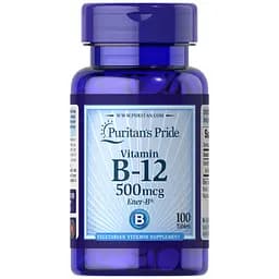 Вітаміни Puritans Pride Vitamin B12 500 мкг 100 пігулок