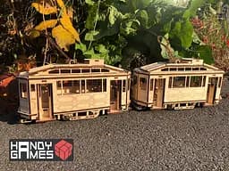 Дерев'яний конструктор Трамвай Sanok SW1 | Woodzle | 151 деталь - мініатюра 7